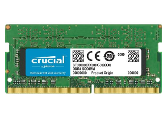 رم لپ تاپ DDR4 تک کاناله 2400 مگاهرتز CL17 کروشیال ظرفیت 16 گیگابایت