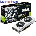 کارت گرافیک ایسوس مدل DUAL-GTX1060-O6G